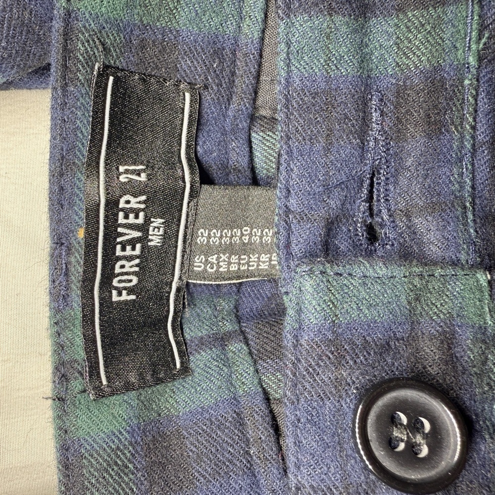 MENS PLAID SIZE 32 DRESS PANTS - Picture 2 of 2